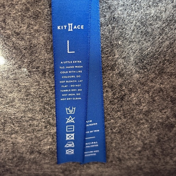 Kit and Ace Large Felt Shopper Tote Grey - Picture 8 of 13